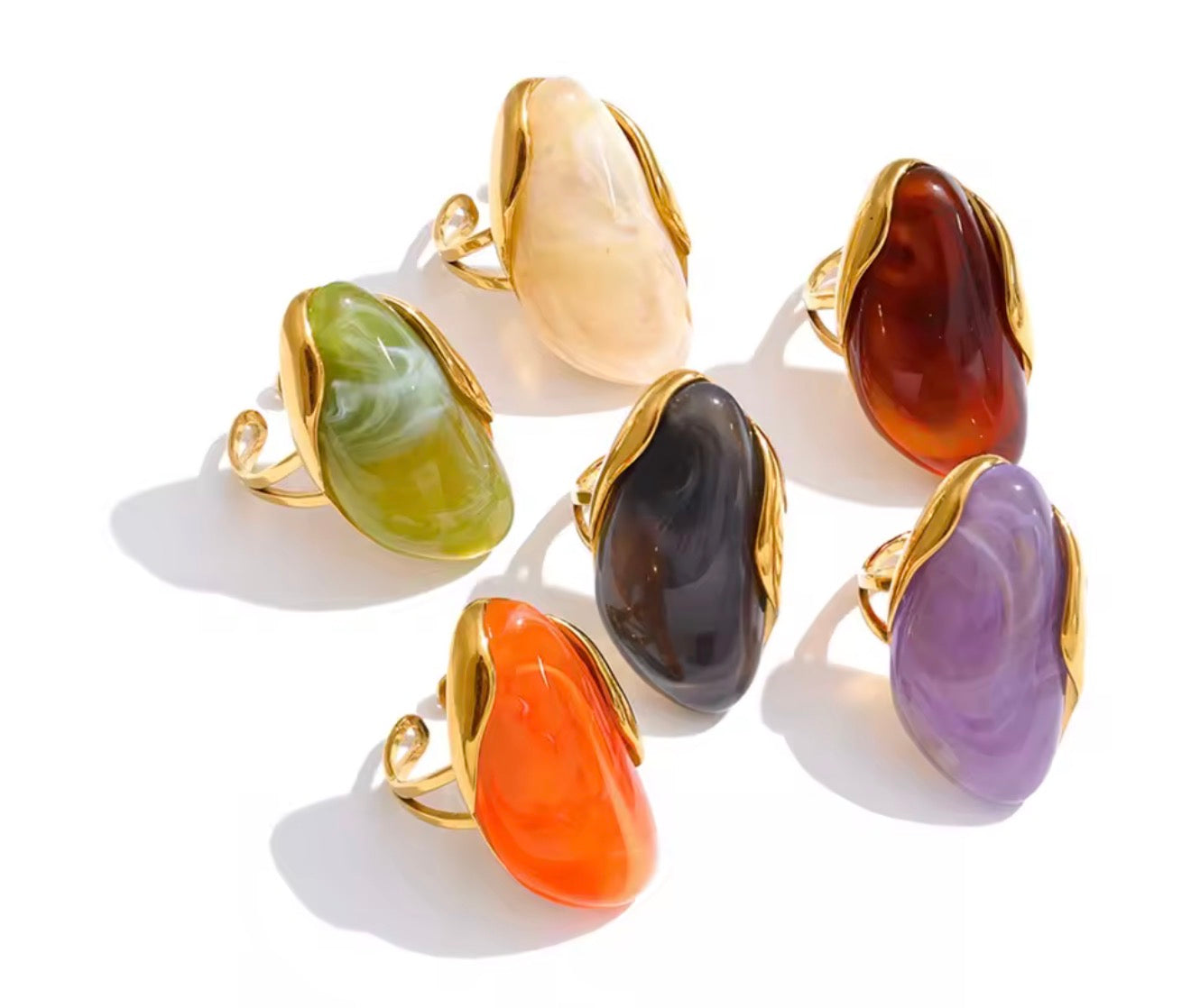 Anillos ajustables de acero inoxidable