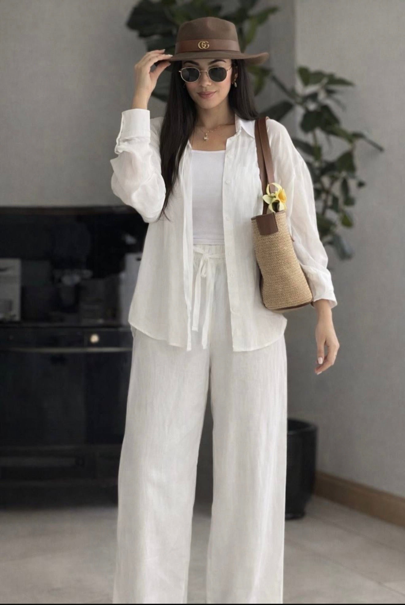 Linen Breeze Two-Piece Set
