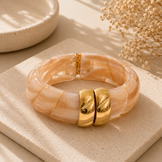 Resin Bangle Bracelet