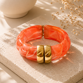 Resin Bangle Bracelet