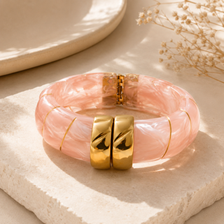 Resin Bangle Bracelet