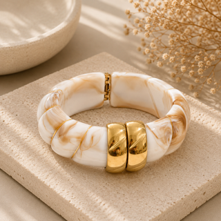 Resin Bangle Bracelet